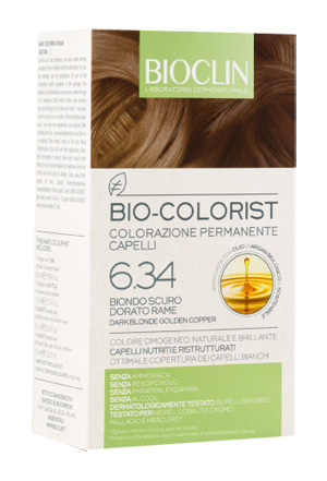 BIOCLIN BIO COLORIST 6,34 BIONDO SCURO DORATO RAME - Parafarmacia Mostacciano