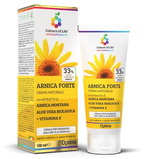 COLOURS OF LIFE SKIN SUPPLEMENT ARNICA FORTE 33% CREMA 100 ML - Parafarmacia Mostacciano