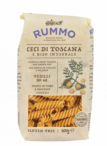 RUMMO FUSILLI N 48 CECI DI TOSCANA E RISO INTEGRALE 300 G - Parafarmacia Mostacciano