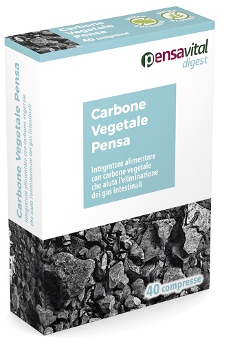 CARBONE VEGETALE PENSA 40 COMPRESSE - Parafarmacia Mostacciano