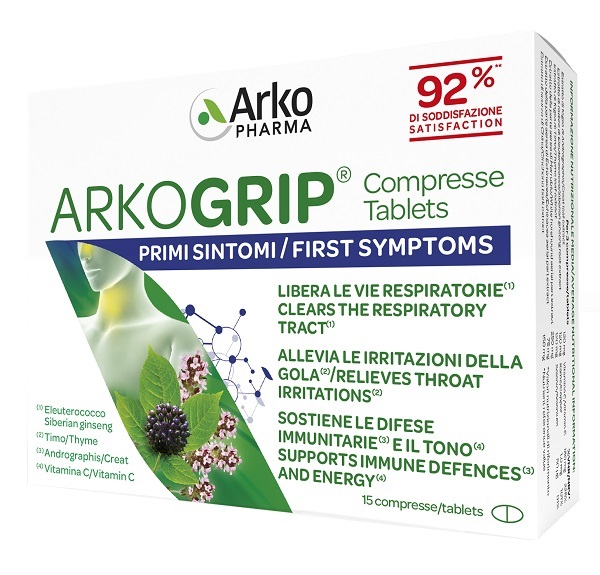 ARKOGRIP 15 COMPRESSE - Parafarmacia Mostacciano