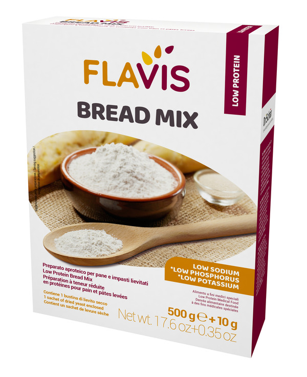 FLAVIS BREAD MIX 500 G - Parafarmacia Mostacciano