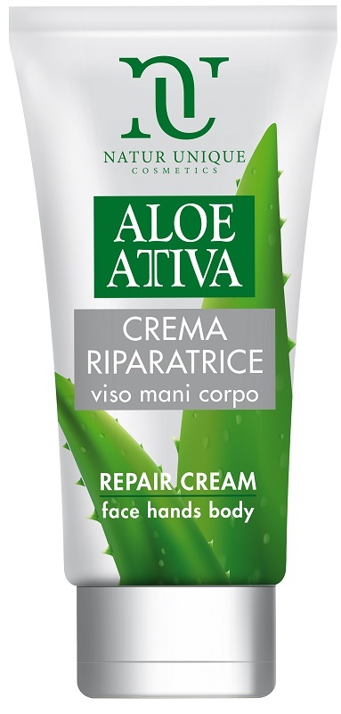 ALOE ATTIVA CREMA RIPARATRICE 150 ML NATUR UNIQUE - Parafarmacia Mostacciano