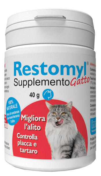RESTOMYL SUPPLEMENTO GATTO FLACONCINO 40 G - Parafarmacia Mostacciano