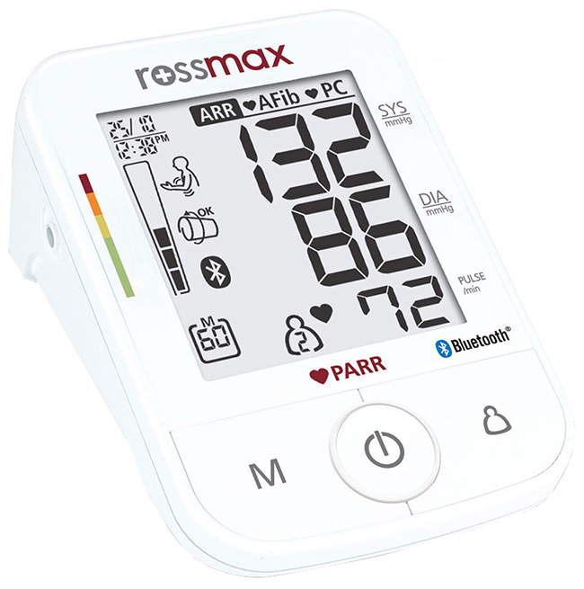 MISURATORE DI PRESSIONE ROSSMAX PARR X5 BLUETOOTH - Parafarmacia Mostacciano