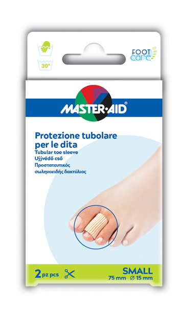 TUBO IN GEL MASTER-AID ELASTICIZZATO S 7,5 CM 2 PEZZI - Parafarmacia Mostacciano