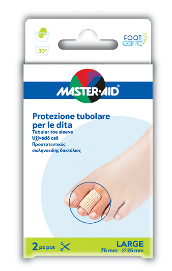 TUBO IN GEL MASTER-AID ELASTICIZZATO L 7,5 CM 2 PEZZI - Parafarmacia Mostacciano