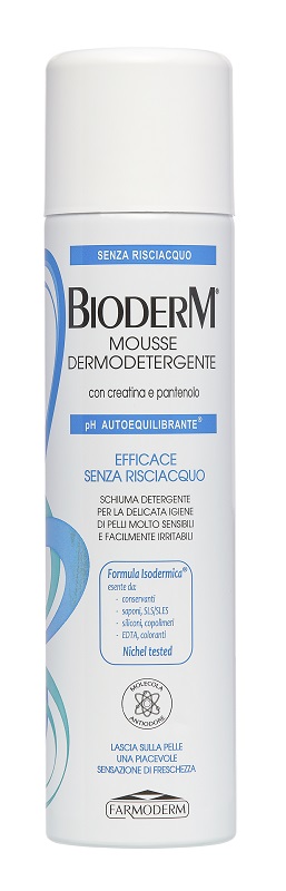 BIODERM MOUSSE DERMODETERGENTE 400 ML - Parafarmacia Mostacciano