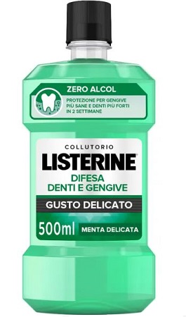 LISTERINE DENTI & GENGIVE DELICATO 500 ML - Parafarmacia Mostacciano
