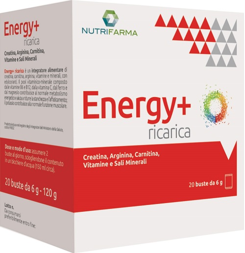 ENERGY+ RICARICA 20 BUSTINE - Parafarmacia Mostacciano