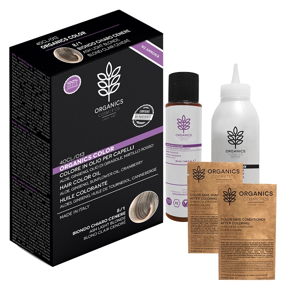 ORGANICS PHARM ORGANICS COLOR 8/1 BIONDO CHIARO CENERE - Parafarmacia Mostacciano