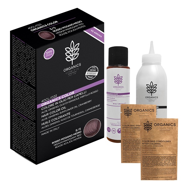ORGANICS PHARM ORGANICS COLOR 5/5 ROSSO MOGANO MEDIO - Parafarmacia Mostacciano