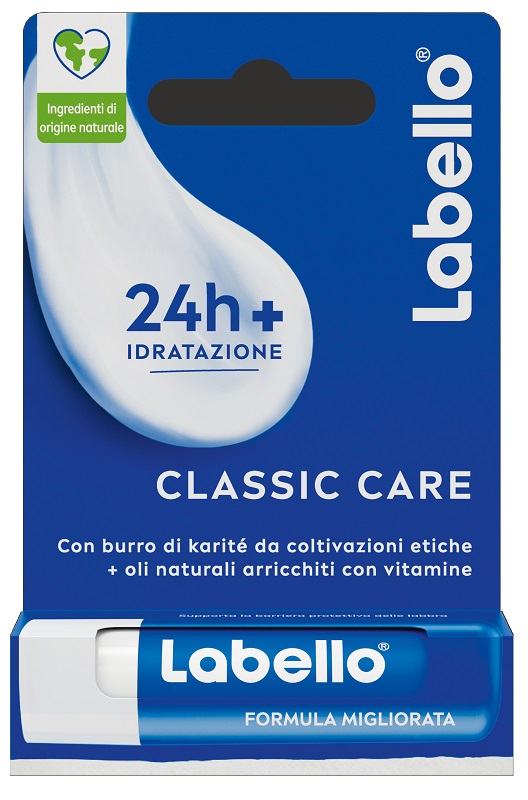 LABELLO CLASSIC CARE STICK 24H IDRATAZIONE FONDENTE SULLE LABBRA 5,5 ML - Parafarmacia Mostacciano
