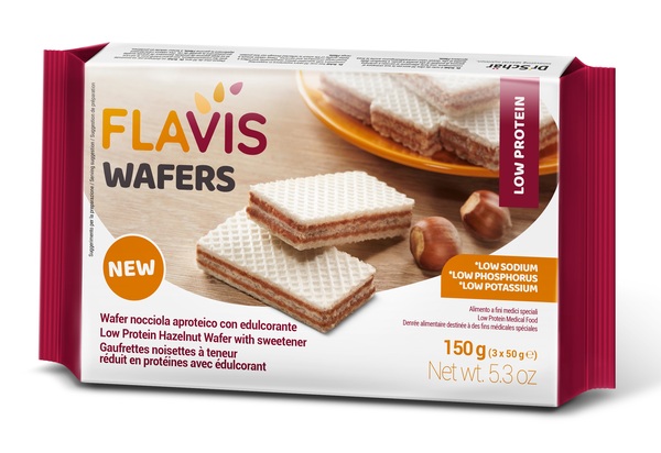 FLAVIS WAFER NOCCIOLA 150 G - Parafarmacia Mostacciano