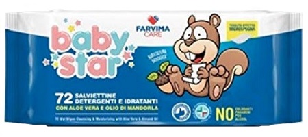 BABYSTAR SALVIETTE BEBE' POPUP 72 PEZZI - Parafarmacia Mostacciano