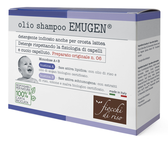 FIOCCHI DI RISO EMUGEN OLIO SHAMPOO ULTRADELICATO 45 ML - Parafarmacia Mostacciano