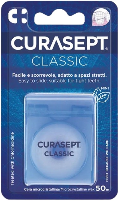 CURASEPT FLOSS CLASSIC CERATO CLOREXIDINA - Parafarmacia Mostacciano