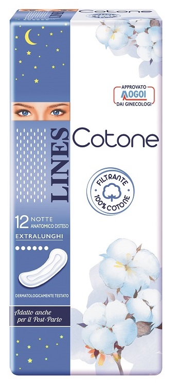 LINES COTONE NON ULTRA NOTTE DISTESI 12 PEZZI - Parafarmacia Mostacciano