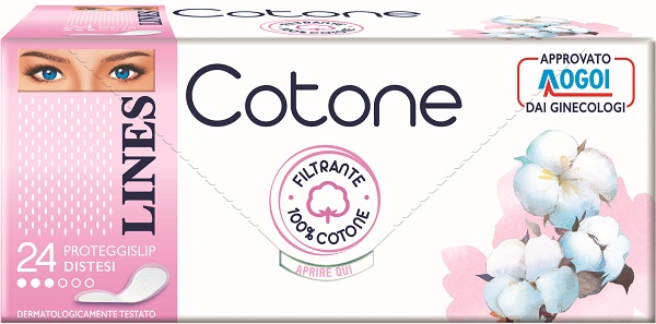 LINES COTONE PROTEGGISLIP DISTESI 24 PEZZI - Parafarmacia Mostacciano