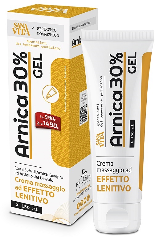 SANAVITA ARNICA 30% GEL 150 ML - Parafarmacia Mostacciano