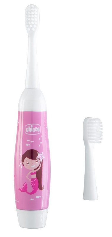 CHICCO SPAZZOLINO ELETTRICO ROSA - Parafarmacia Mostacciano
