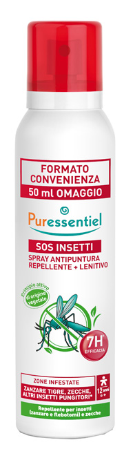 PURESSENTIEL SPRAY ANTIPUNTURA SOS INSETTI PMC 200 ML - Parafarmacia Mostacciano