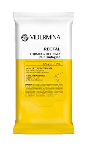 VIDERMINA RECTAL SALVIETTINE 15 PEZZI - Parafarmacia Mostacciano