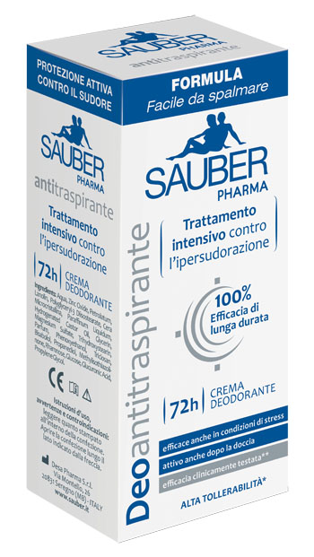SAUBER DEOANTITRASPIRANTE 72H CREMA 30 ML - Parafarmacia Mostacciano