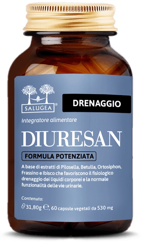 SALUGEA DIURESAN FORMULA POTENZIATA 60 CAPSULE - Parafarmacia Mostacciano
