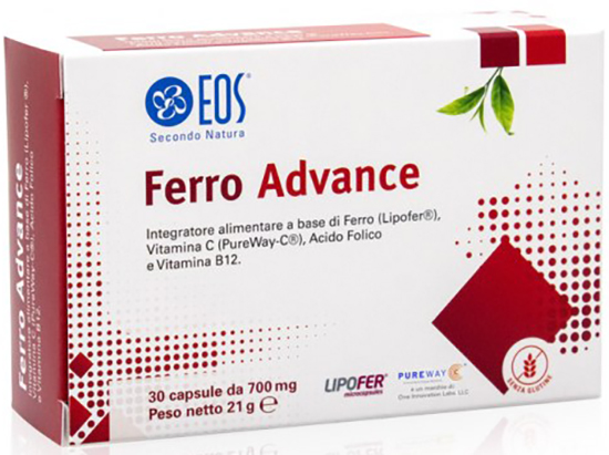 EOS FERRO ADVANCE 30 CAPSULE - Parafarmacia Mostacciano