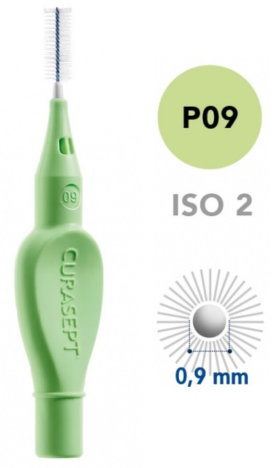 CURASEPT PROXI P09 VERDE CHIARO/LIGHT GREEN 5 PEZZI - Parafarmacia Mostacciano