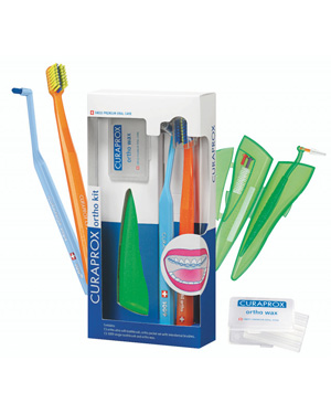 CURAPROX ORTHO KIT 1 SET COMPOSTO DA CS 5460 ORTHO+CS 1009 SINGLE+CPS ORTHO POCKET SET+ORTHO WAX - Parafarmacia Mostacciano