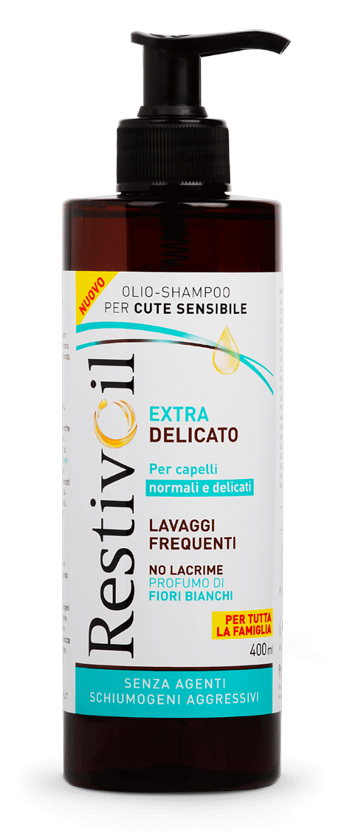 RESTIVOIL EXTRA DELICATO OLIO SHAMPOO PER CUTE SENSIBILE 400 ML - Parafarmacia Mostacciano