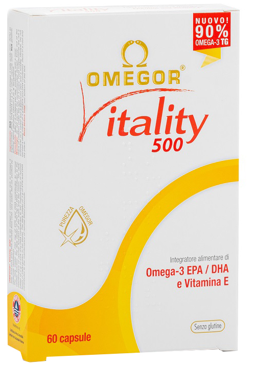 OMEGOR VITALITY 500 60 CAPSULE - Parafarmacia Mostacciano