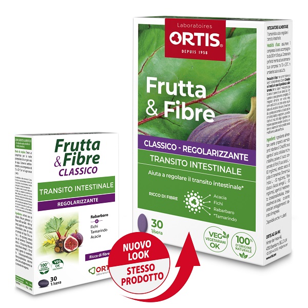 FRUTTA & FIBRE CLASSICO 30 COMPRESSE - Parafarmacia Mostacciano