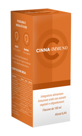 CINNA IMMUNO 100 ML - Parafarmacia Mostacciano