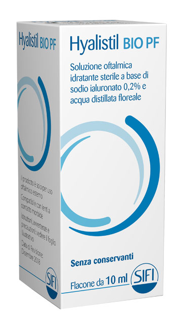 GOCCE OCULARI HA 0,2% E ACQUE DISTILLATE HYALISTIL BIO PF FRUTTI ROSSI 10 ML - Parafarmacia Mostacciano