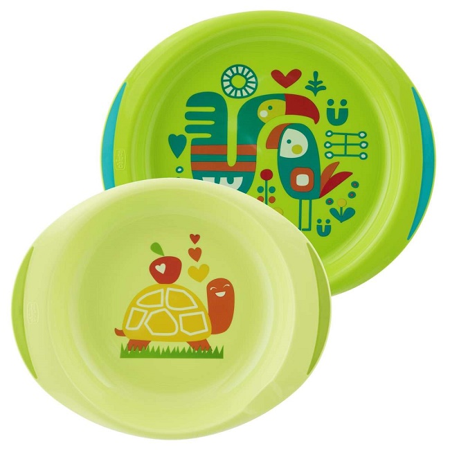 CHICCO PIATTO FONDO E PIANO 12M+ VERDE - Parafarmacia Mostacciano
