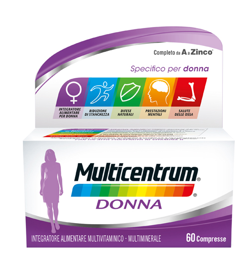 MULTICENTRUM DONNA 60 COMPRESSE - Parafarmacia Mostacciano
