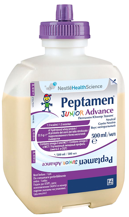PEPTAMEN JUNIOR ADVANCE NEUTRO 500 ML - Parafarmacia Mostacciano