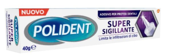 POLIDENT SUPER SIGILLANTE ADESIVO PROTESI DENTALE 40 G - Parafarmacia Mostacciano