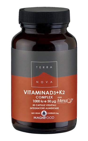 TERRANOVA VITAMINA D3 + K2 50 CAPSULE - Parafarmacia Mostacciano