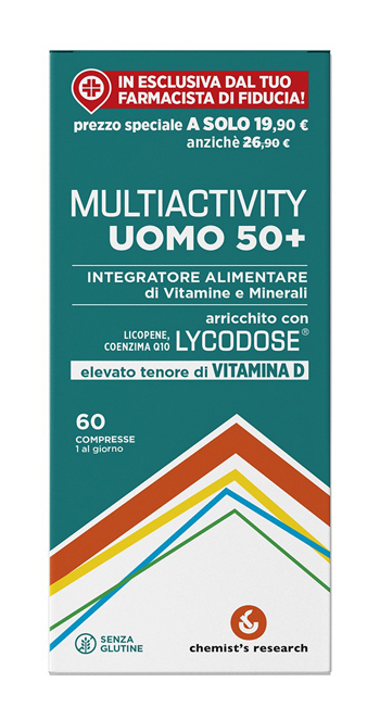 MULTIACTIVITY UOMO 50+ 60 COMPRESSE - Parafarmacia Mostacciano
