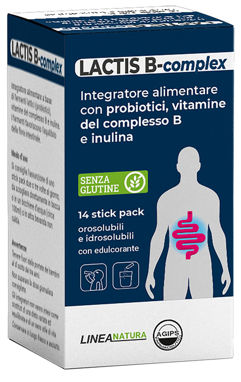 LACTIS B-COMPLEX 14 STICK PACK - Parafarmacia Mostacciano