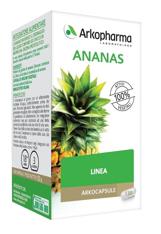ARKO CAPSULE ANANAS 130 CAPSULE - Parafarmacia Mostacciano