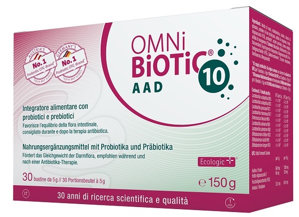 OMNI BIOTIC 10 AAD 30 BUSTINE DA 5 G - Parafarmacia Mostacciano