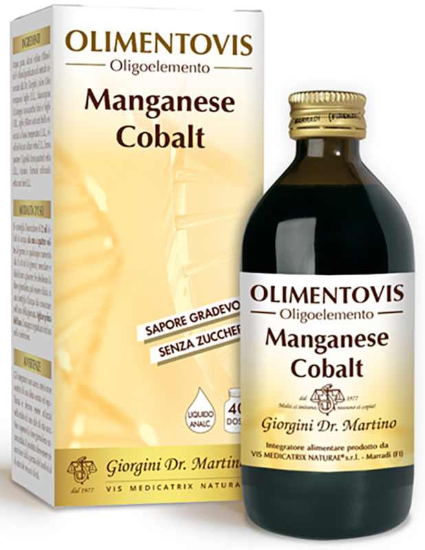 MANGANESE COBALT OLIMENTOVIS 200 ML - Parafarmacia Mostacciano