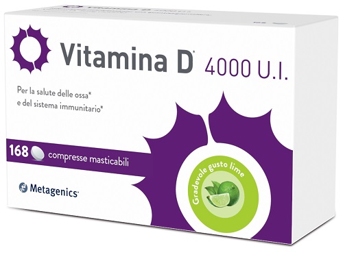 VITAMINA D 4000UI 168 COMPRESSE MASTICABILI - Parafarmacia Mostacciano