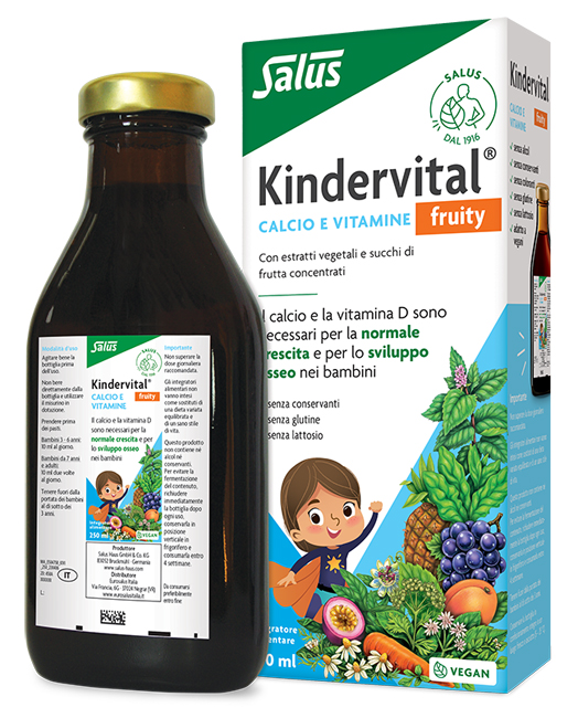 KINDERVITAL FRUITY FORMULA POTENZIATA PER RAGAZZI 250 ML - Parafarmacia Mostacciano