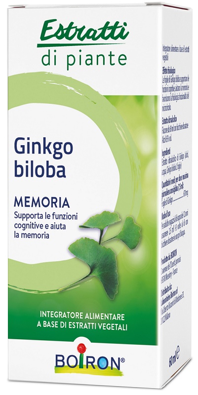 GINKGO BILOBA ESTRATTO IDROALCOLICO 60 ML - Parafarmacia Mostacciano